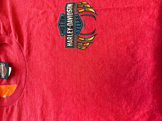 Heathered Red EagleHead Short Sleeve Tee