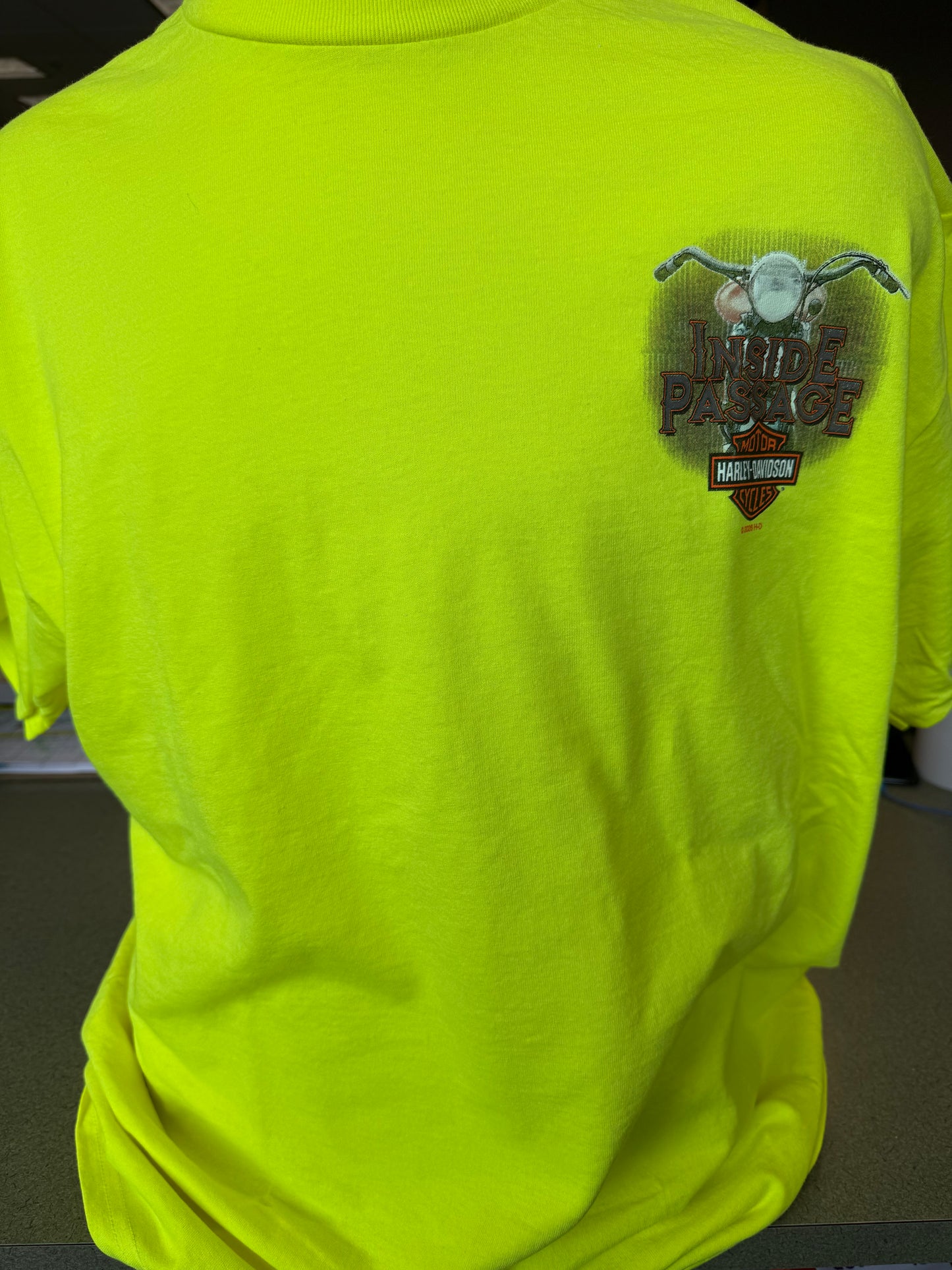 Growl Short Sleeve Tee Saftey Green
