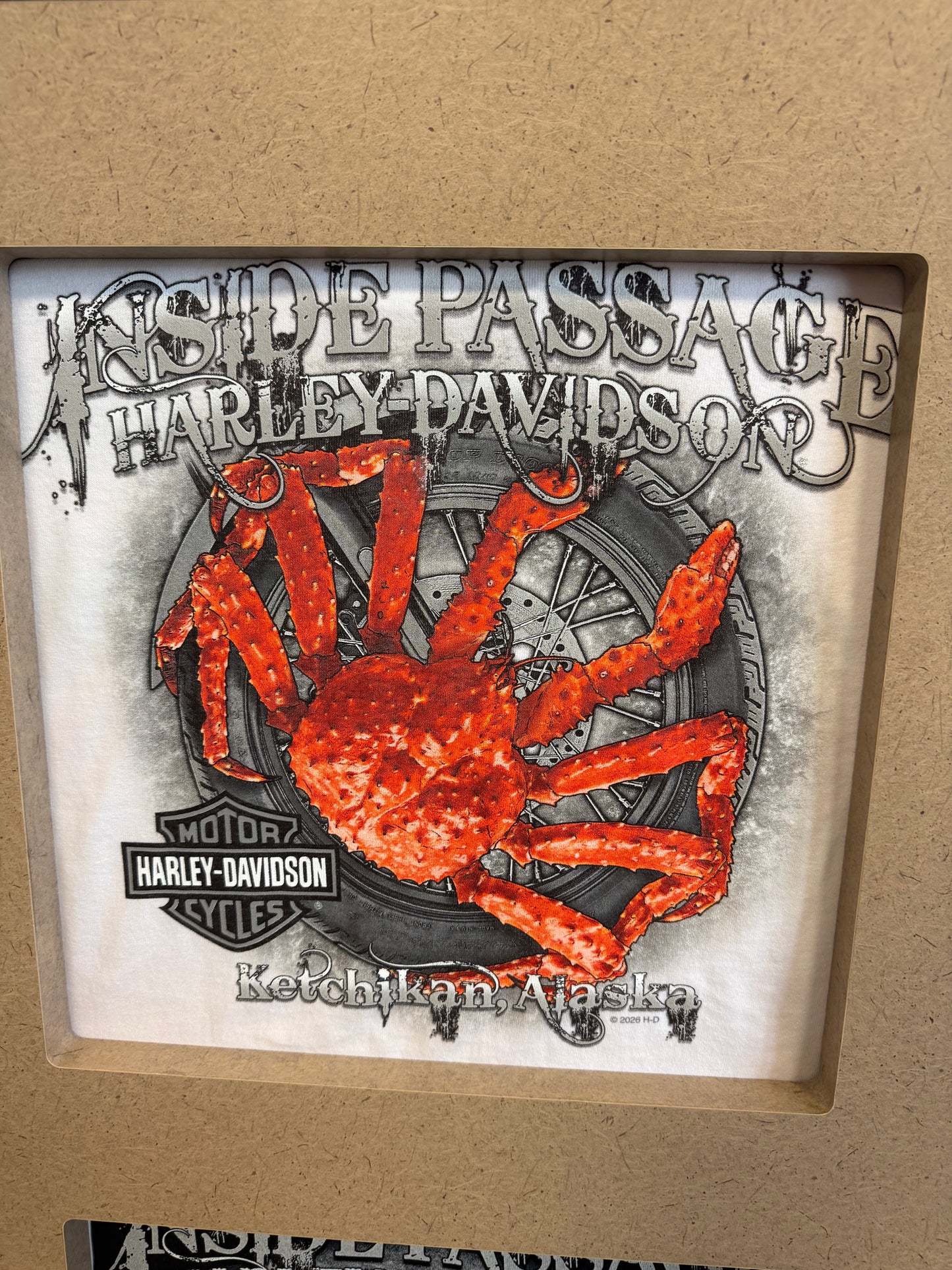 Crab Wheel White Short Sleeve Tee