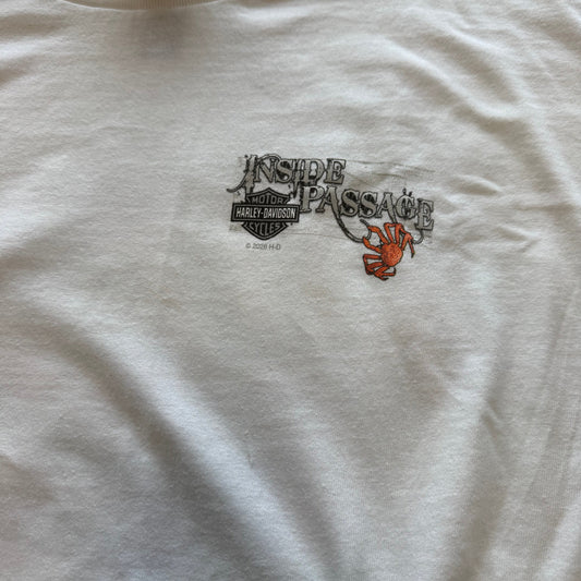 Crab Wheel White Short Sleeve Tee
