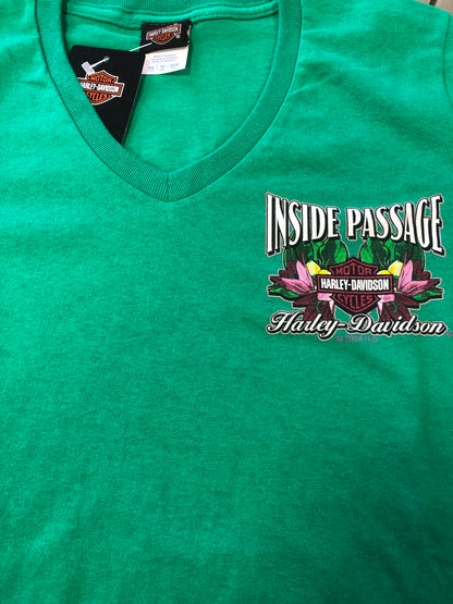 Ladies Wildflower V-neck