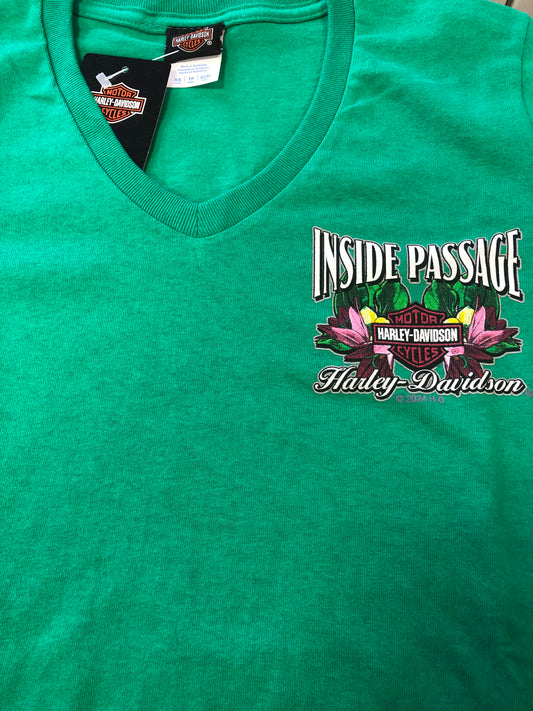 Ladies Wildflower V-neck