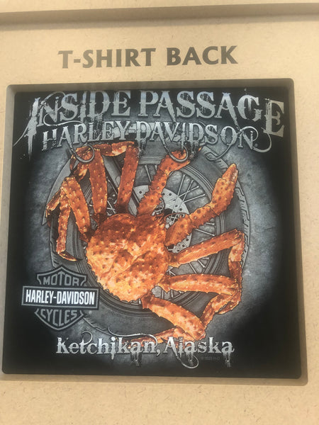 Crab Wheel Black Tee