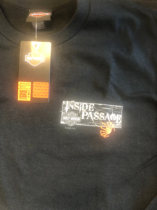 Crab Wheel Black Tee