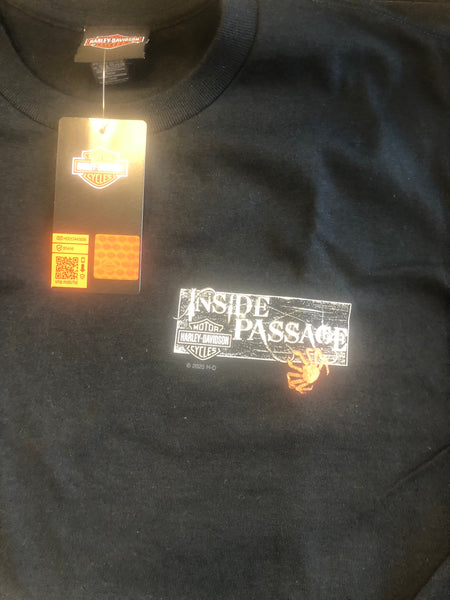 Crab Wheel Black Tee