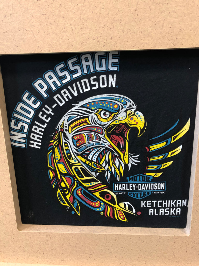 Eagle Head Men's Black Tee