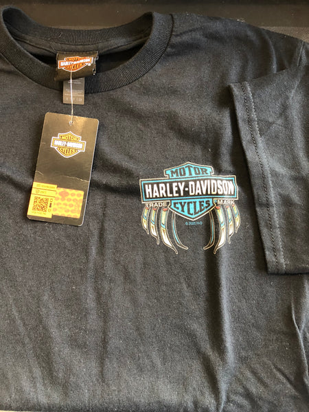 Eagle Head Men's Black Tee